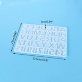 Alphabet Silicone Resin Mold Letter Mold for DIY Keychain