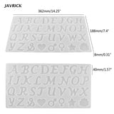 Alphabet Silicone Resin Molds Keychain DIY Kit