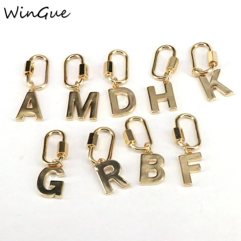 Alphabets Pendants Necklace 26 Letters Charm Jewelry Accessories