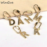 Alphabets Pendants Necklace 26 Letters Charm Jewelry Accessories