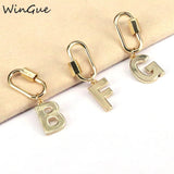 Alphabets Pendants Necklace 26 Letters Charm Jewelry Accessories