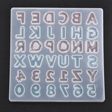 Alphanumeric Silicone Mold for Resin Crafts