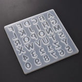 Alphanumeric Silicone Mold for Resin Crafts