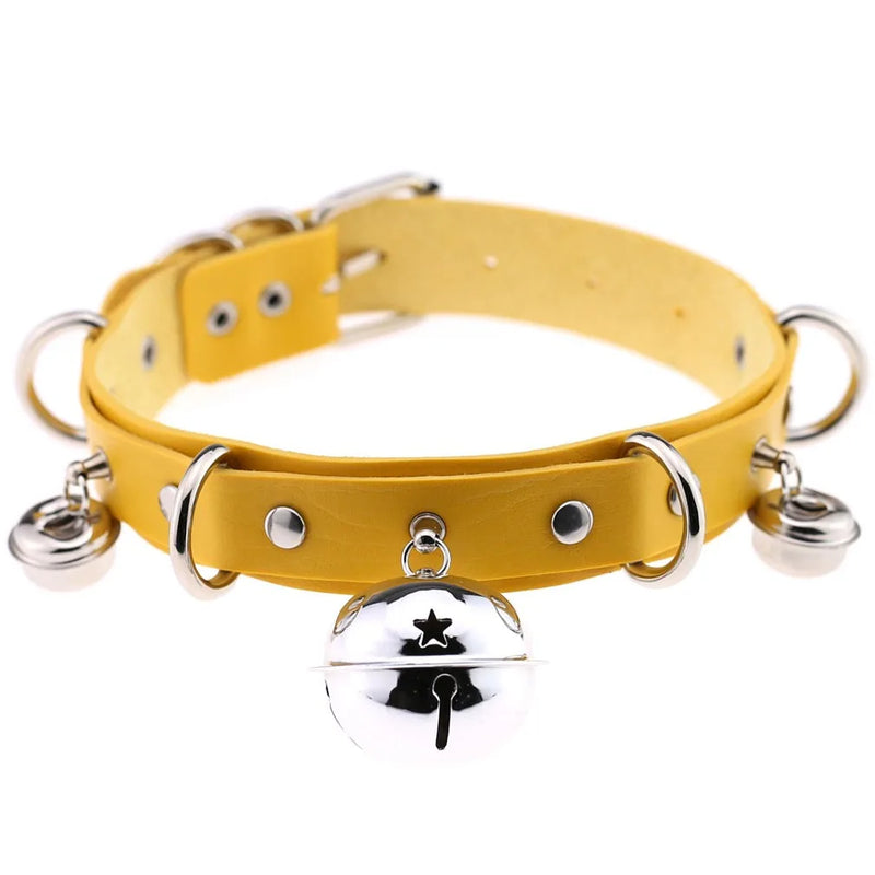 Punk Rivet Necklace Leatherwear Gothic Camisole