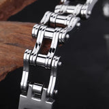 Skull Head Stainless Steel Cycling Bracelet