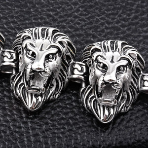 Lion Head Titanium Steel Bracelet - Men's Domineering Jewelry