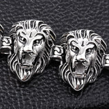 Lion Head Titanium Steel Bracelet - Men's Domineering Jewelry