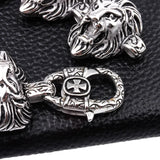 Lion Head Titanium Steel Bracelet - Men's Domineering Jewelry