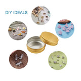 Aluminium Jewelry Box Beads Cosmetic Jar Pot 30pcs