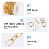 Aluminium Paperclip Chain DIY Bracelet Necklace Bag Strap Accessories