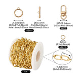 Aluminium Paperclip Chain DIY Bracelet Necklace Bag Strap Accessories