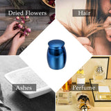 Aluminium Cremation Urn For Ashes With Velvet Bag