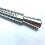 Aluminum Alloy Metal Ring Finger Sizing Sizer Measuring Stick