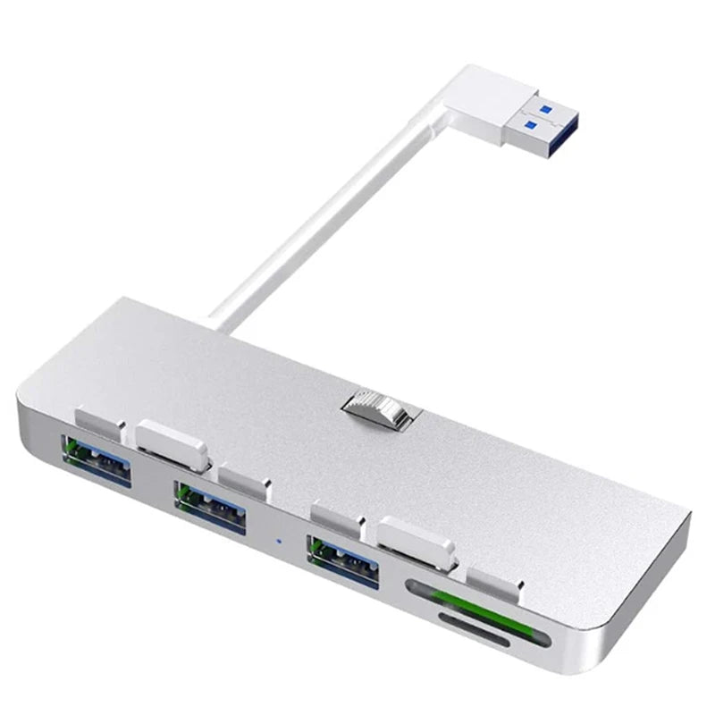 Aluminum USB 3.0 Hub 3 Port SD/TF Card Reader for 21.5 27 PRO Slim Unibody