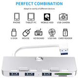 Aluminum USB 3.0 Hub 3 Port SD/TF Card Reader for 21.5 27 PRO Slim Unibody