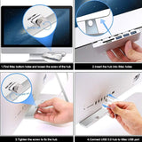 Aluminum USB 3.0 Hub 3 Port SD/TF Card Reader for 21.5 27 PRO Slim Unibody