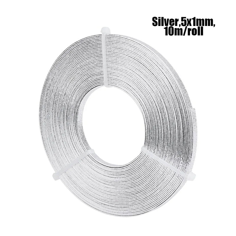 5mm Silver Craft Metal Wire 10m/Roll