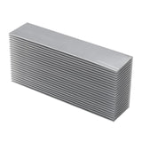 Aluminum Heat Radiator Heatsink Cooling Fin 150x69x37mm Silver