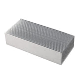 Aluminum Heat Radiator Heatsink Cooling Fin 150x69x37mm Silver