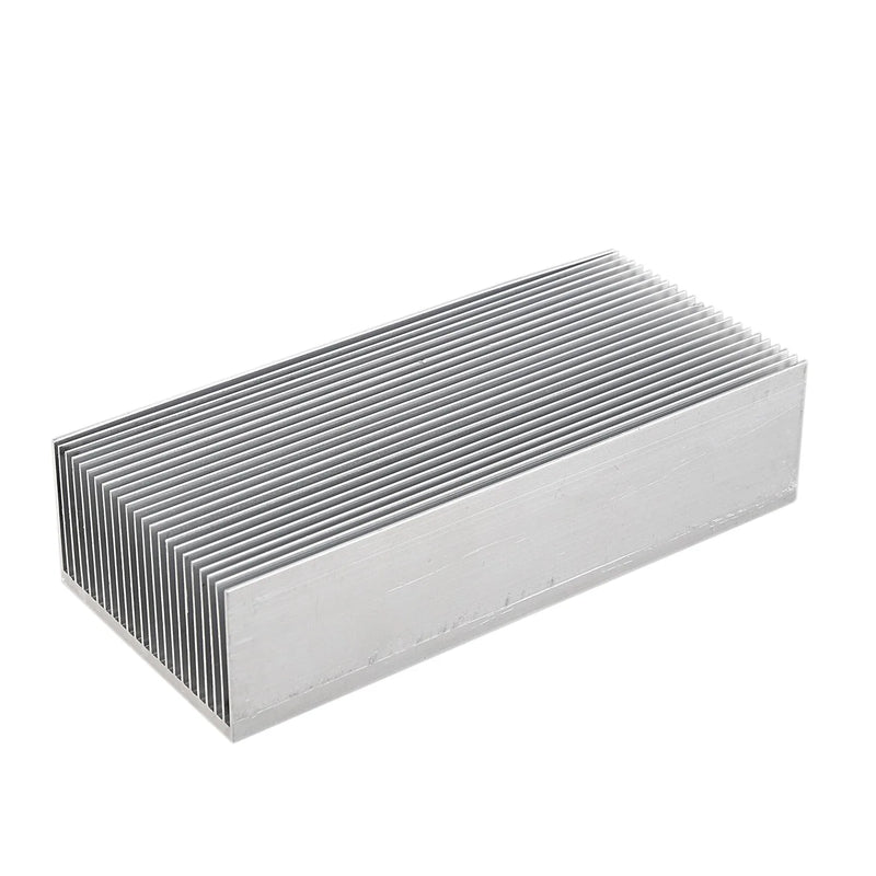 Aluminum Heat Radiator Heatsink Cooling Fin 150x69x37mm Silver