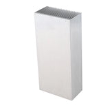 Aluminum Heat Radiator Heatsink Cooling Fin 150x69x37mm Silver
