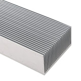 Aluminum Heat Radiator Heatsink Cooling Fin 150x69x37mm Silver