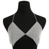 Aluminum Chain Bra Patch Body Jewelry for Beach Party