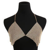 Aluminum Chain Bra Patch Body Jewelry for Beach Party