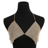 Aluminum Chain Bra Patch Body Jewelry for Beach Party