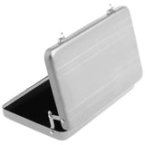 Aluminum Password Box Mini Suitcase Card Case Silver