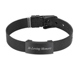 Heart Cremation Jewelry Bracelet for Ashes Personalized Watch Band