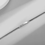 Always Letters Sterling Silver Hip-hop Bracelet