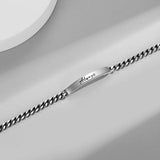 Always Letters Sterling Silver Hip-hop Bracelet