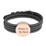 Heart Cremation Bracelet Stainless Steel Urn Bangle