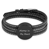 Heart Cremation Bracelet Stainless Steel Urn Bangle
