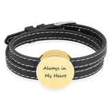 Heart Cremation Bracelet Stainless Steel Urn Bangle