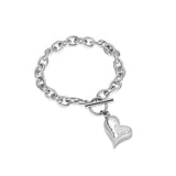 Cremation Bracelet Stainless Steel Crystal Urn Bangle