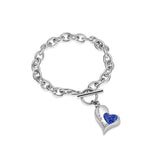 Cremation Bracelet Stainless Steel Crystal Urn Bangle