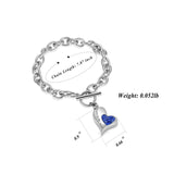 Cremation Bracelet Stainless Steel Crystal Urn Bangle