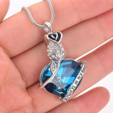 Heart Locket Cremation Jewelry Pendant Memorial Urn Necklace