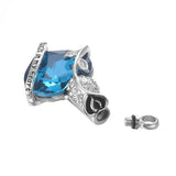 Heart Locket Cremation Jewelry Pendant Memorial Urn Necklace