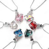 Heart Locket Cremation Jewelry Pendant Memorial Urn Necklace