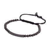 Summer Charm Mens Bracelet Top Copper Beads CZ Micro Pave Bracelet For Men