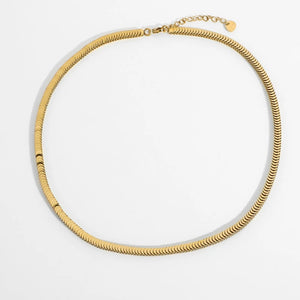 14K Centipede Chain Necklace Minimalist Punk Jewelry for Female