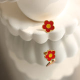 14K Daisy Flower Clavicle Necklace Punk Choker Collar