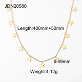 14K Minimalist Multilayer Star Pendant Necklace