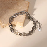 14K Minimalist Punk Style Hip Hop Chain Bracelet