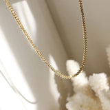 14K Twist Starlight Chain Necklace Clavicle Bracelet Women Mother Jewelry
