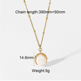 14k Baroque Pearl Clavicle Necklace Natural Button Freshwater Pearl
