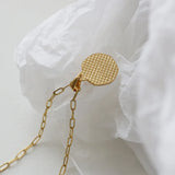 Angel Cupid Wing Necklace Pendant Hexagon Flower Clavicle Necklace